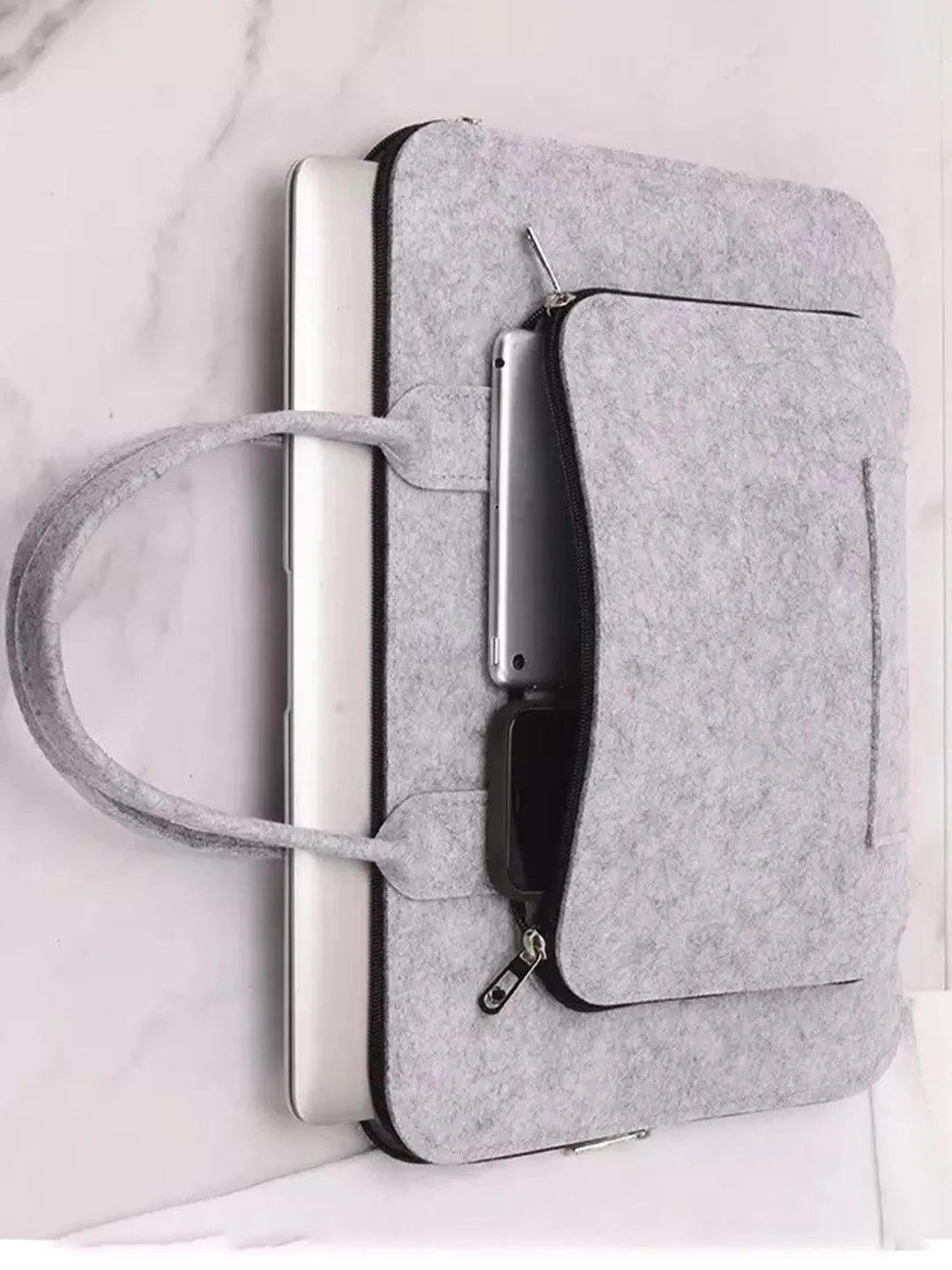 Market99 Felt Laptop Handbag