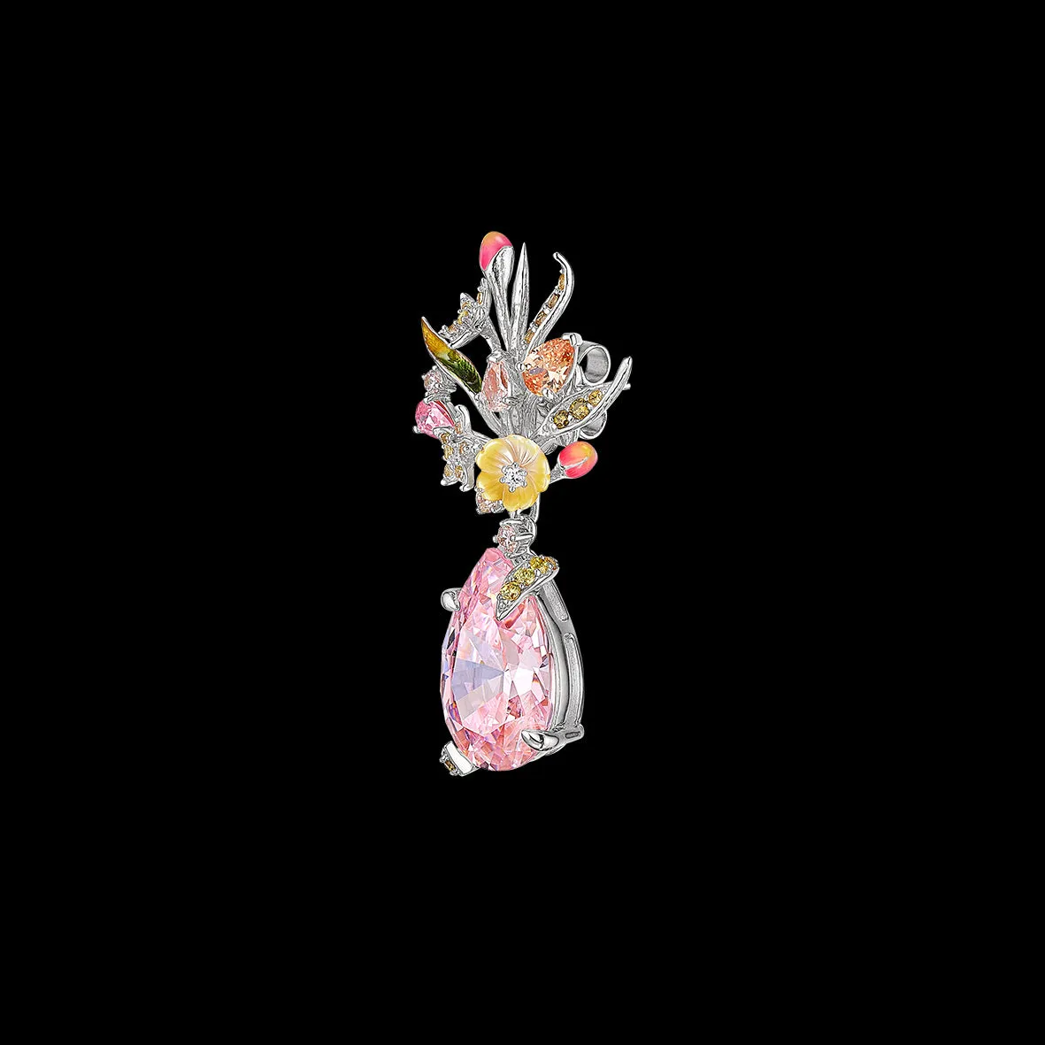 Mini Pink Posie Earrings
