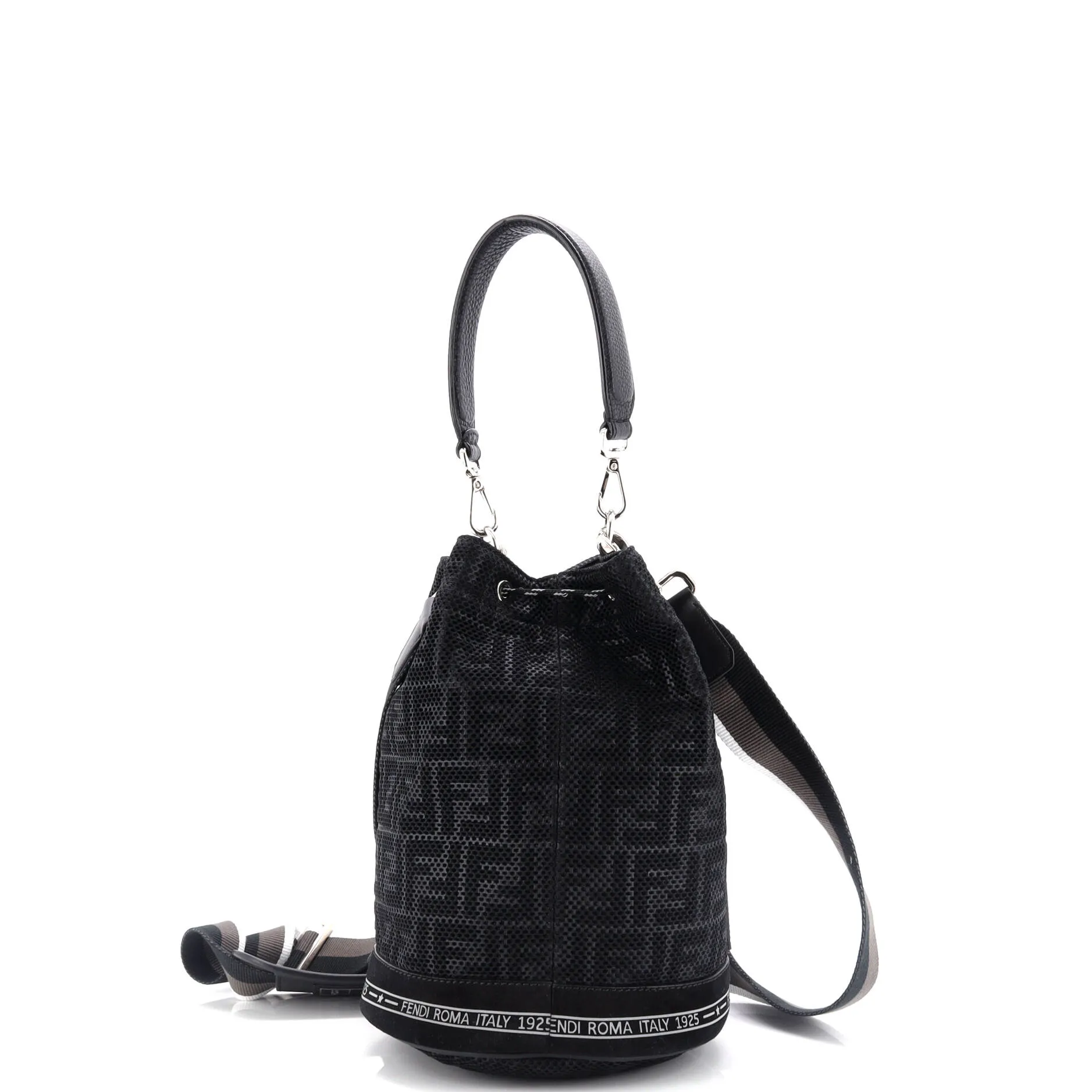 Mon Tresor Holdall Bucket Bag Zucca Canvas Small