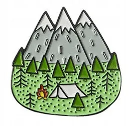 Mountain View Enamel Pin