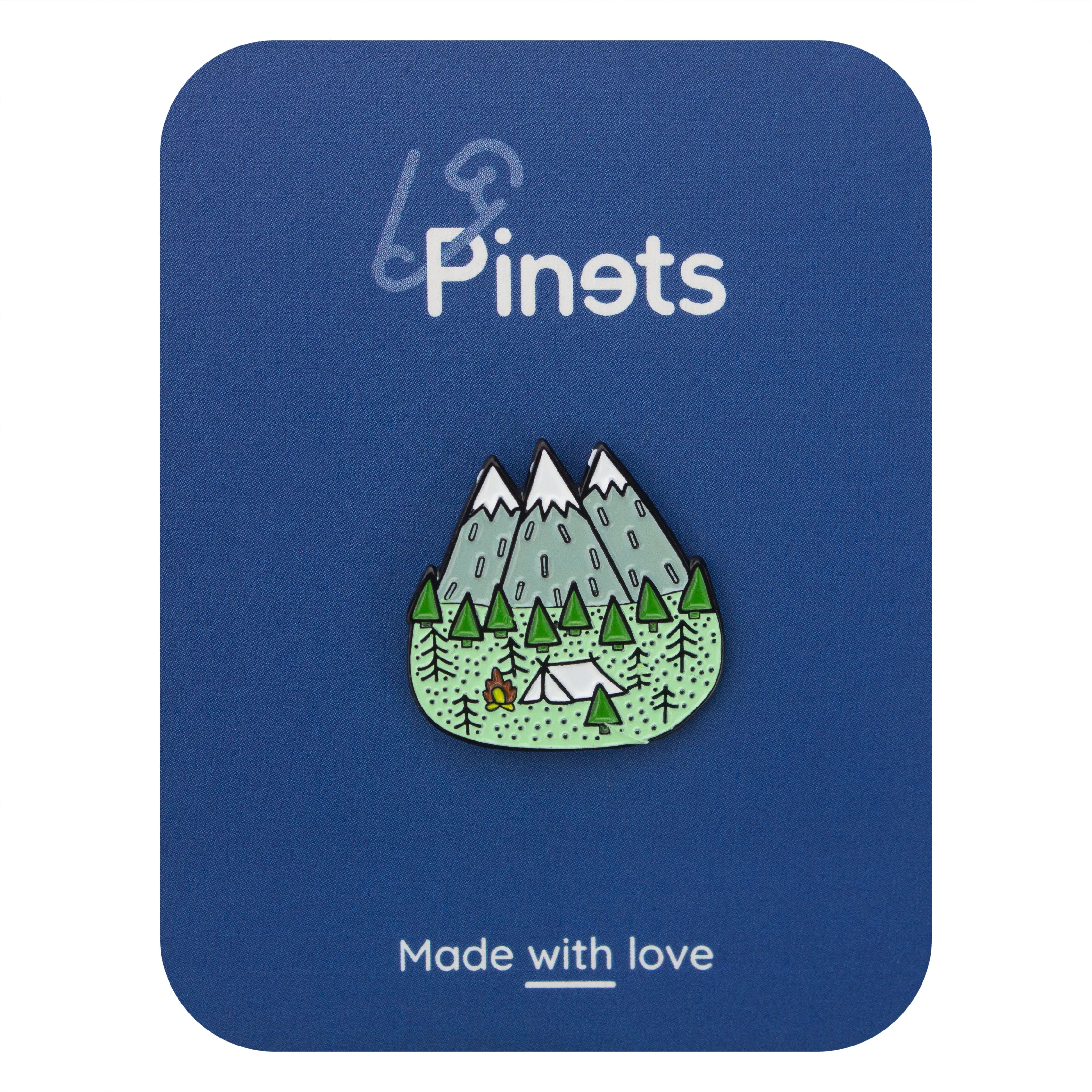 Mountain View Enamel Pin