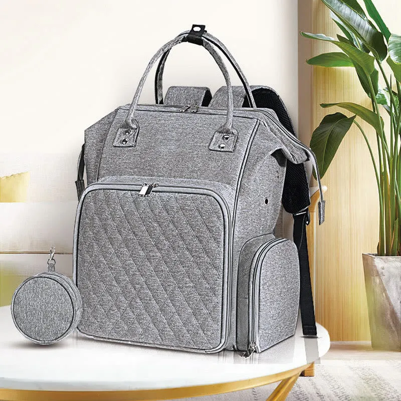 Multifunctional Crochet Storage Bag Simple Knitting Tools Mommy Bag