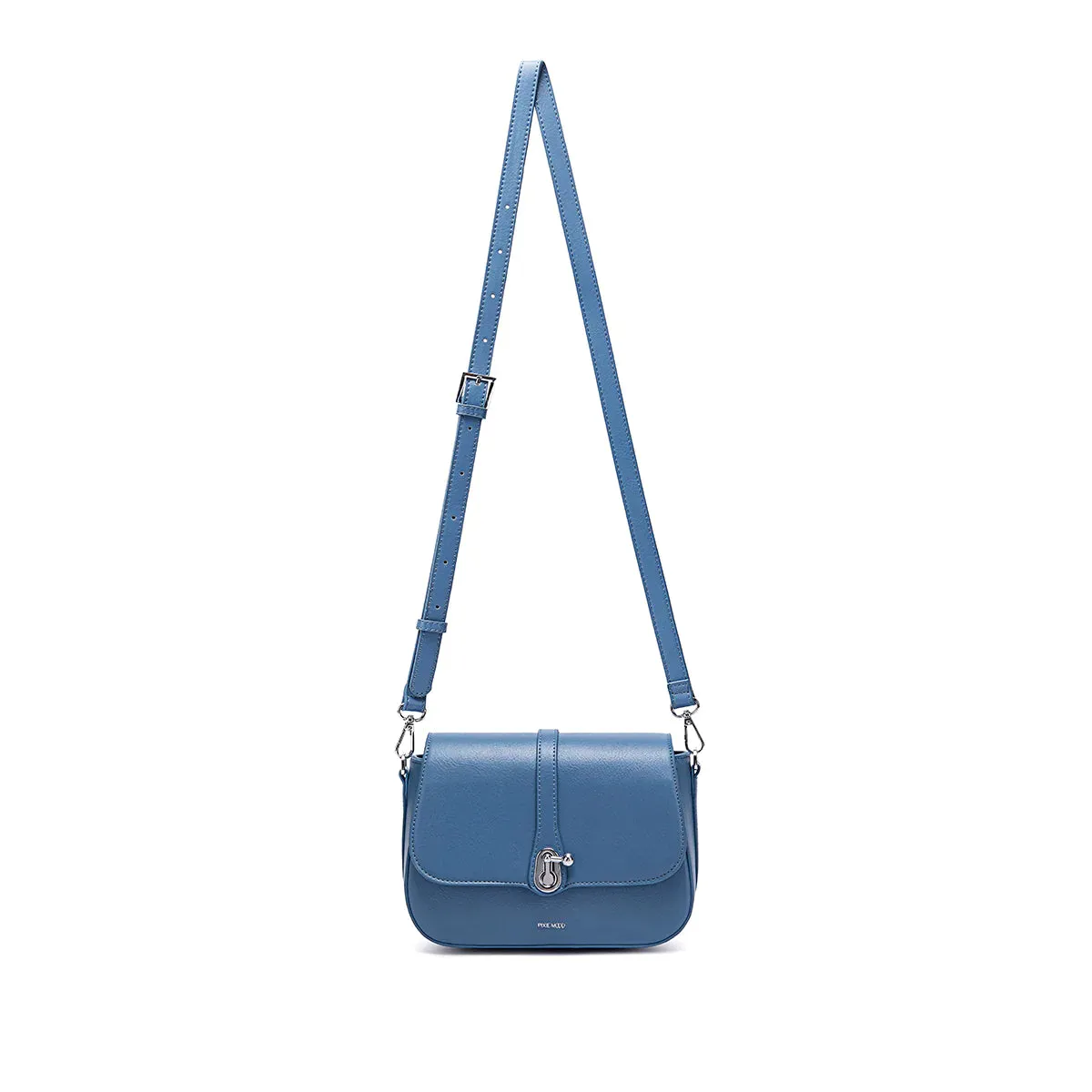 Muted Blue Athena Saddle Bag