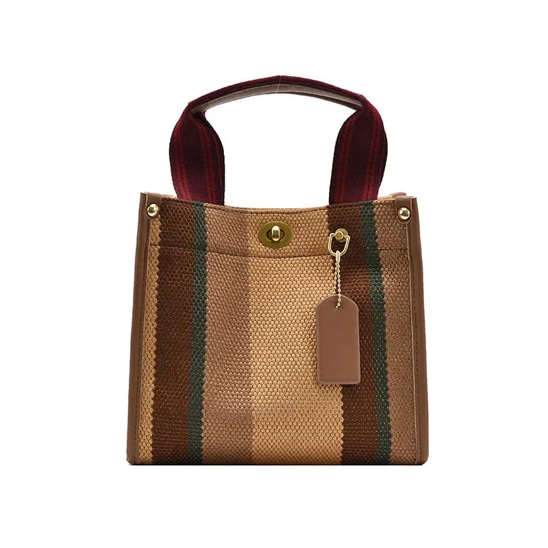 New Canvas Shoulder Bags for Women 2023 Big Capacity Ladies Bag Female 2 Sizes  Purses and Handbag Large Shopping Bag.