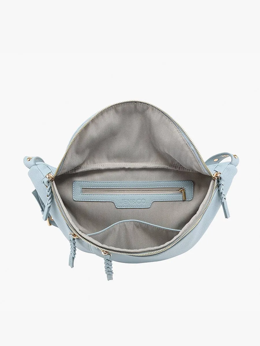 Nova Brown Studded Sling Bag
