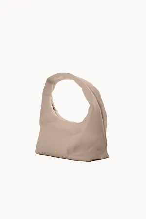 [ON HAND] Medium Hobo Bag in Taupe (Heavy Pebbled)