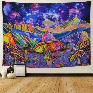 On Mushrooms Tapestry