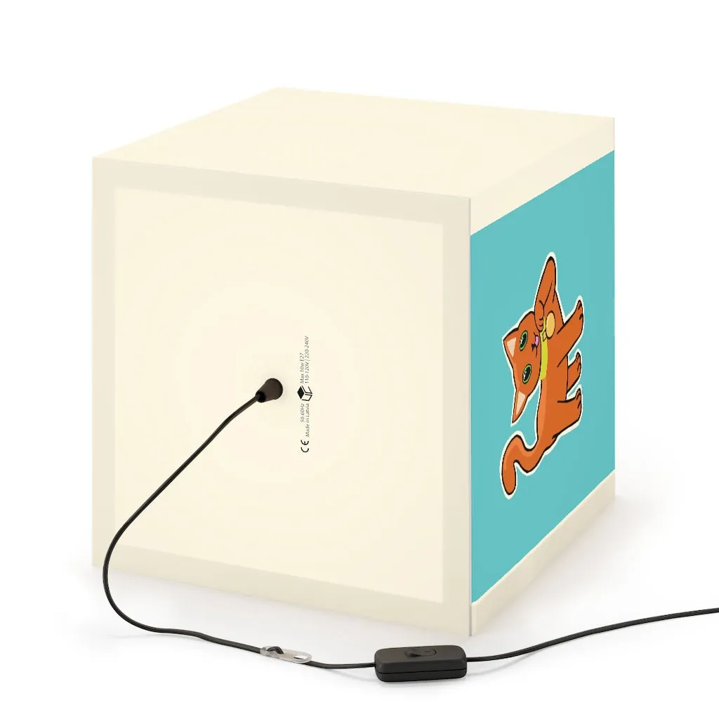 Orange Kitty Personalized Lamp