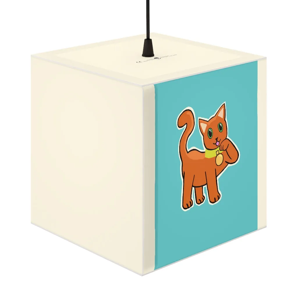 Orange Kitty Personalized Lamp
