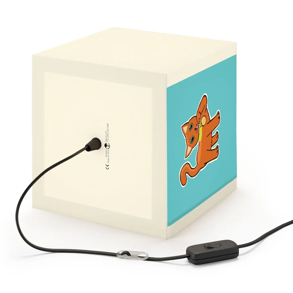 Orange Kitty Personalized Lamp