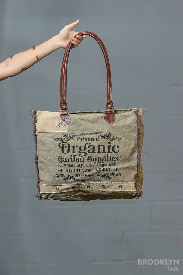 Organic Garden Supplies Canvas Tote Bag