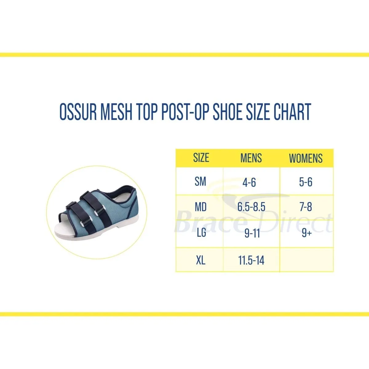 Ossur Mesh Top Post-op Shoe