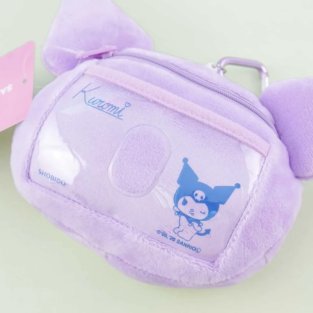 Pastel Kuromi Plushie Pass Case & Bag Charm