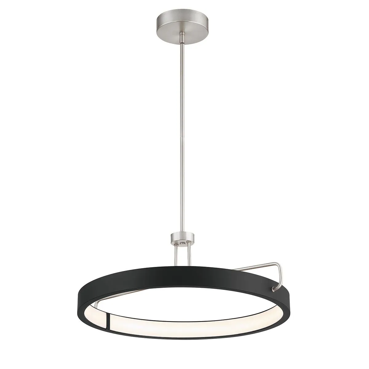 Pemberton 26 in. LED Pendant Light Satin Nickel finish