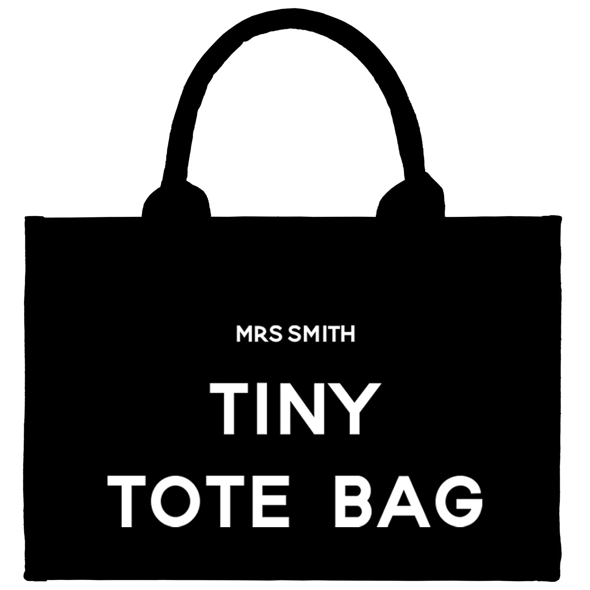 Personalized Tiny Tote Bag with Mrs Name Custom Birthday Gift Bag for 18th 21st 30th 40th 50th (PTTB1001)