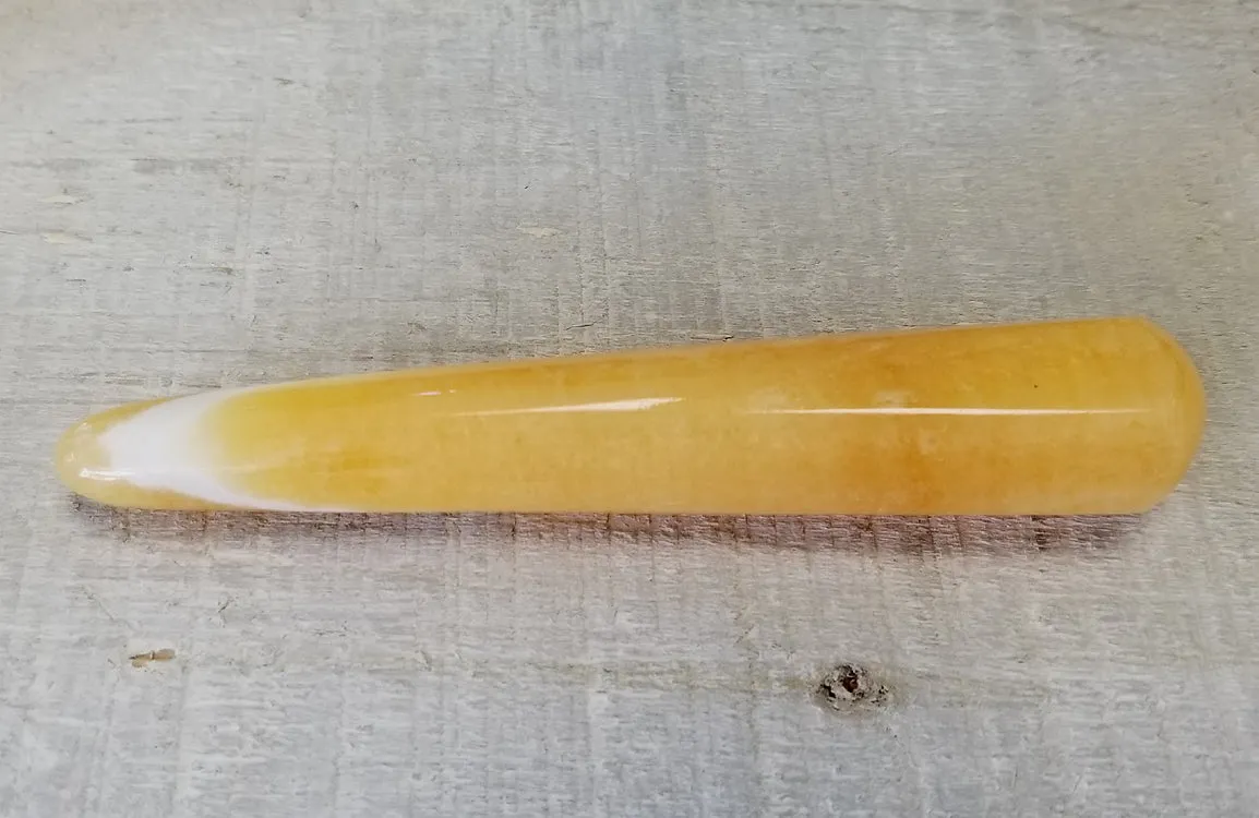 Polished Gemstones - Orange Calcite Wand 1