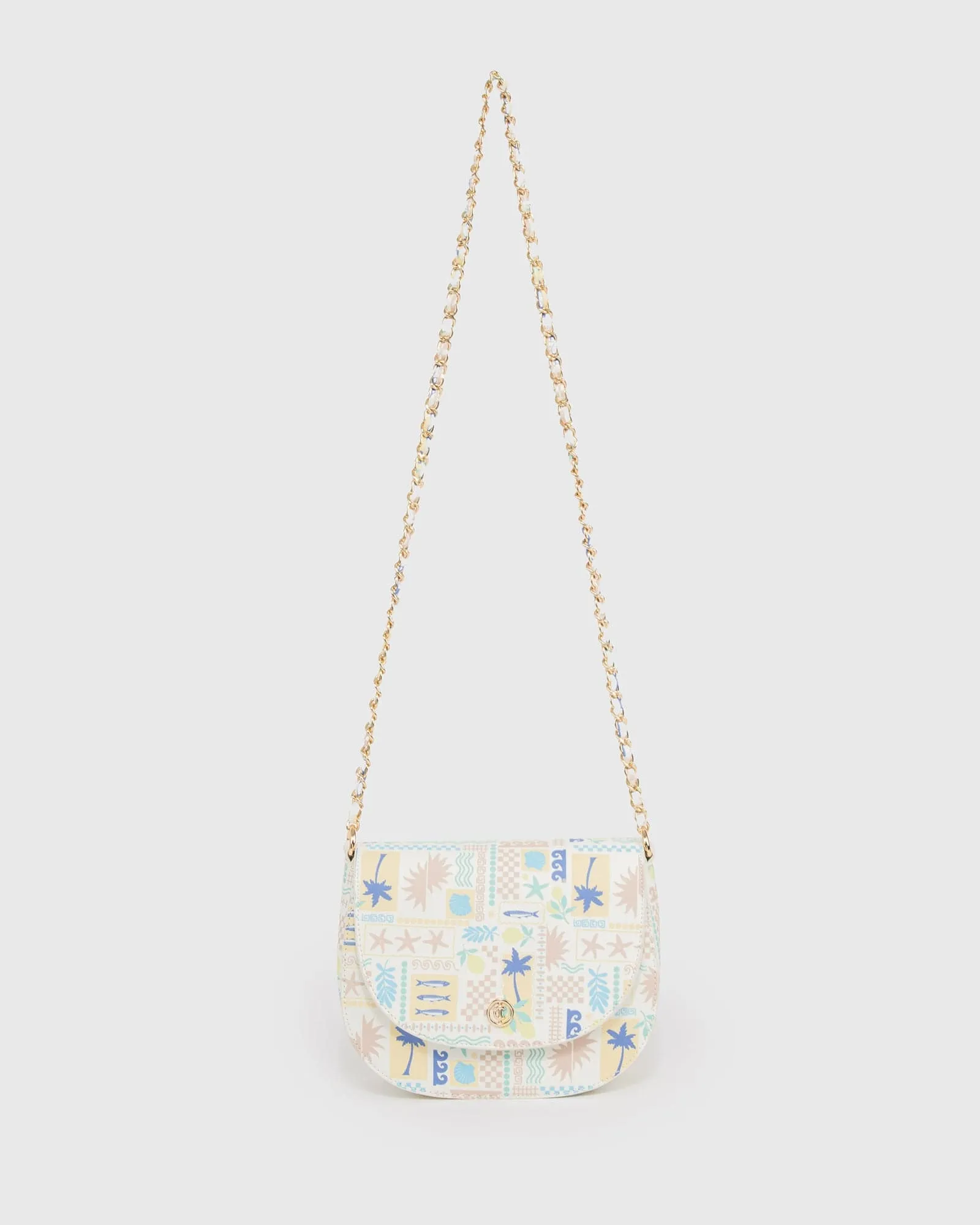 Print Sadie Saddle Bag