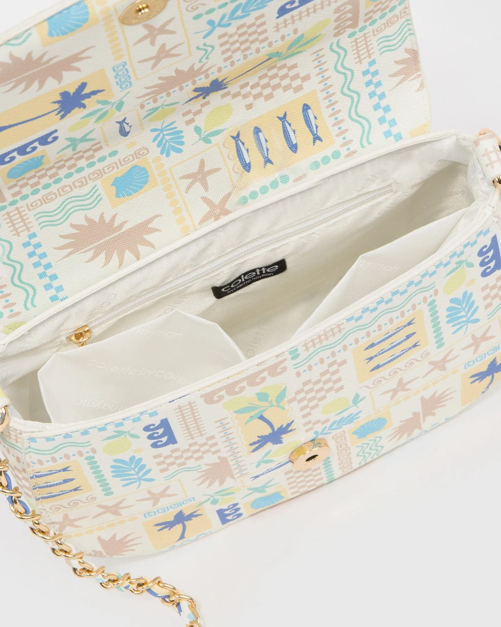 Print Sadie Saddle Bag