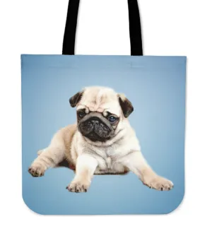 Pug Cotton Tote Bag