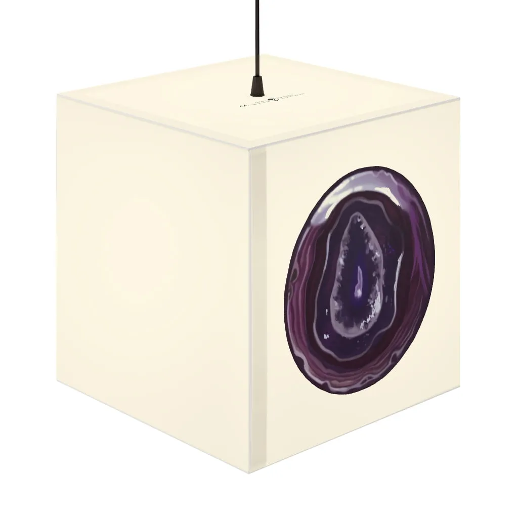 Purple Rock Personalized Lamp