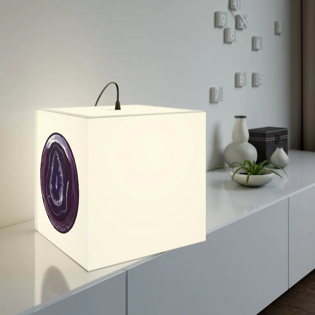 Purple Rock Personalized Lamp