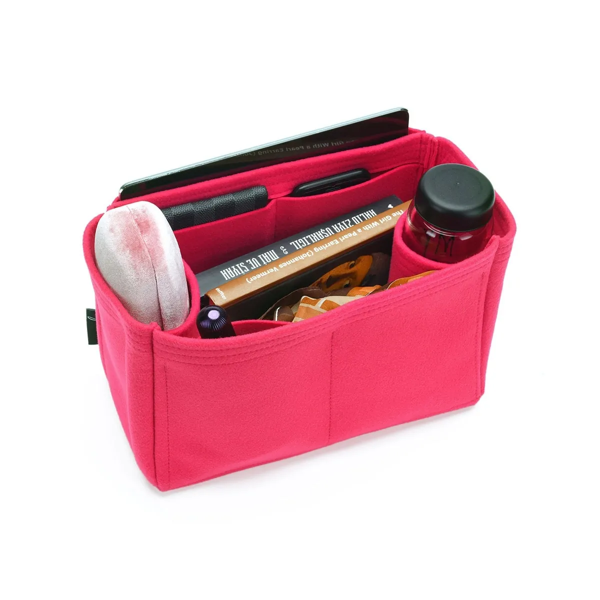Purse Organizer Insert for Celine Big Bag, Bag Organizer with Double Bottle Holders