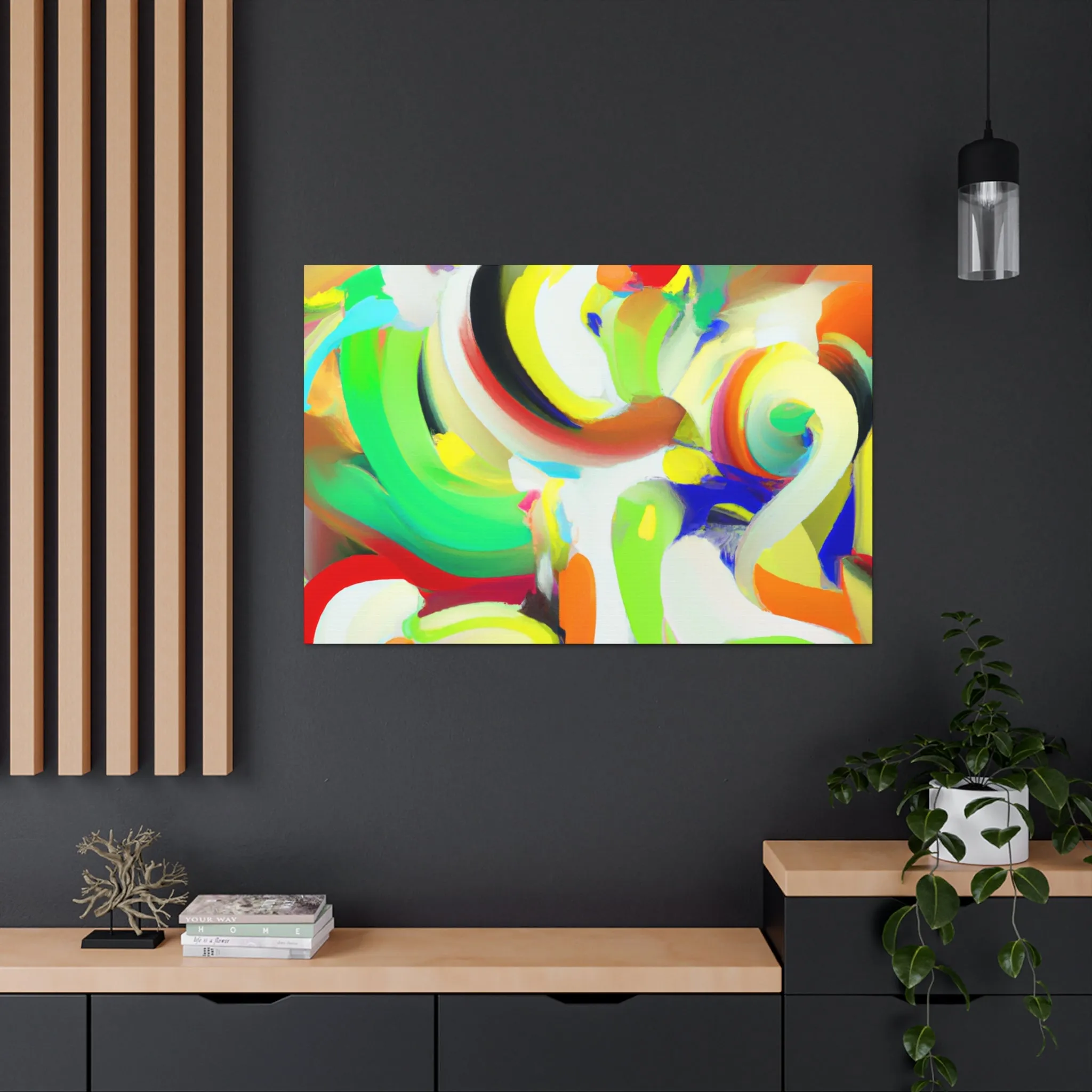 Radiant Brushstrokes - Canvas