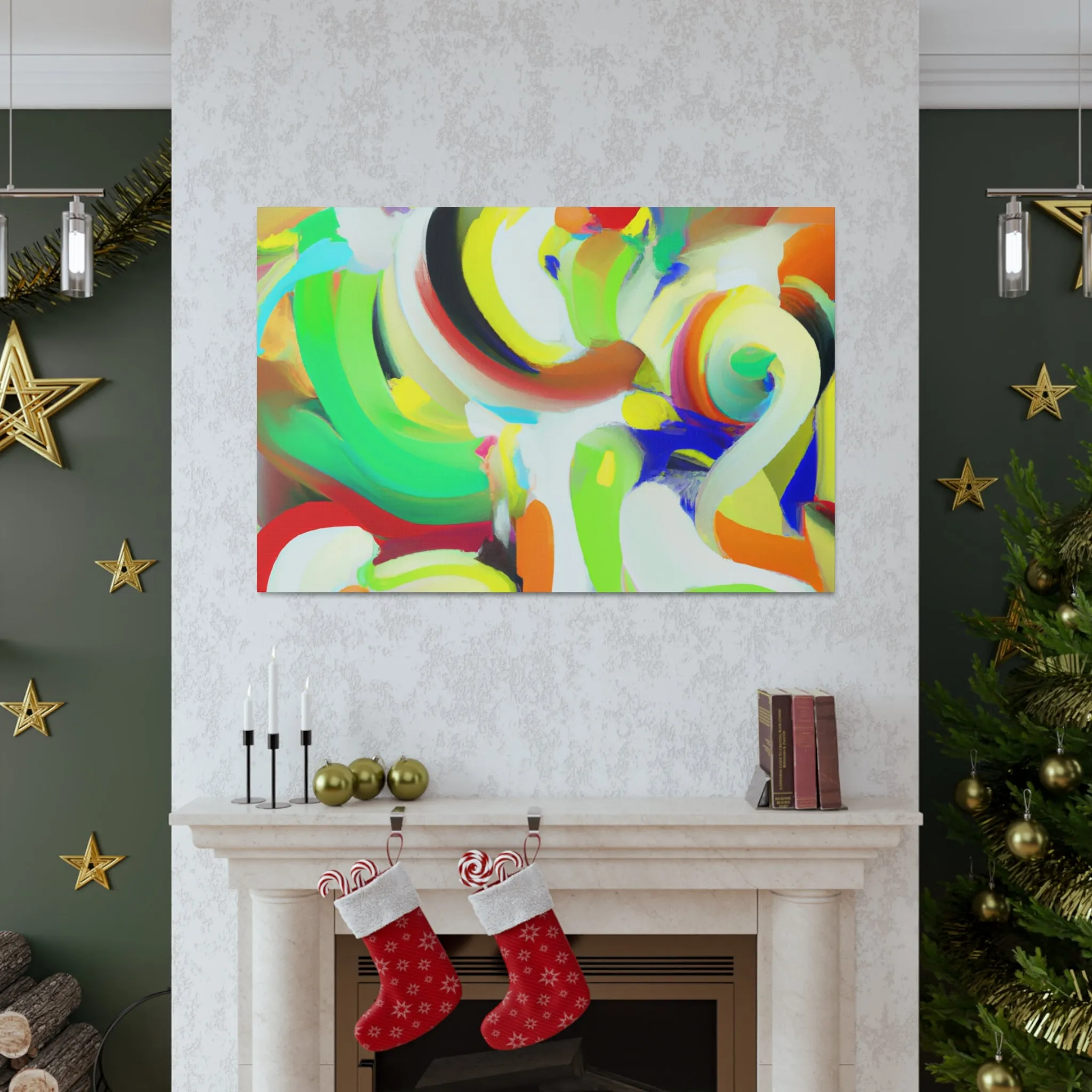 Radiant Brushstrokes - Canvas
