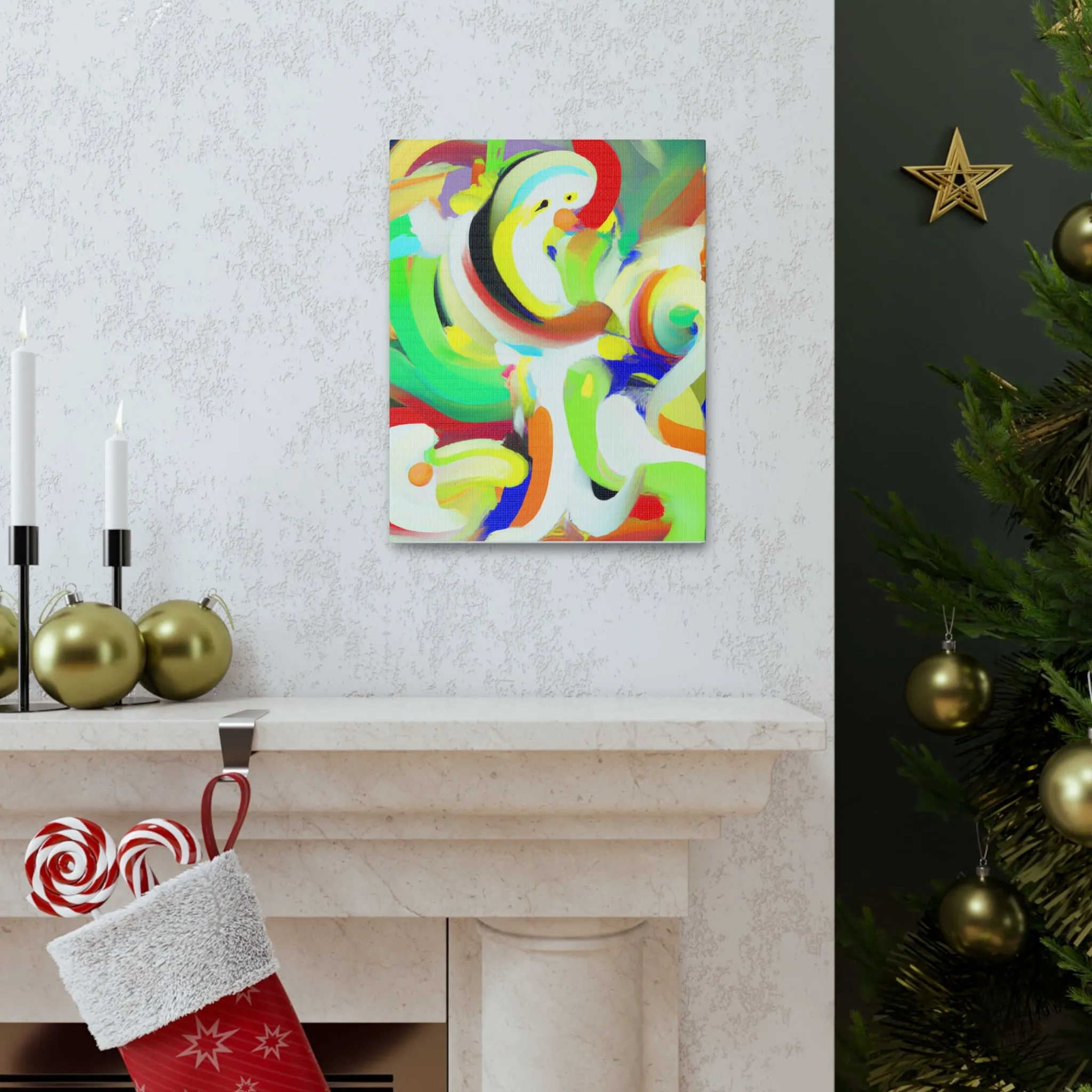Radiant Brushstrokes - Canvas