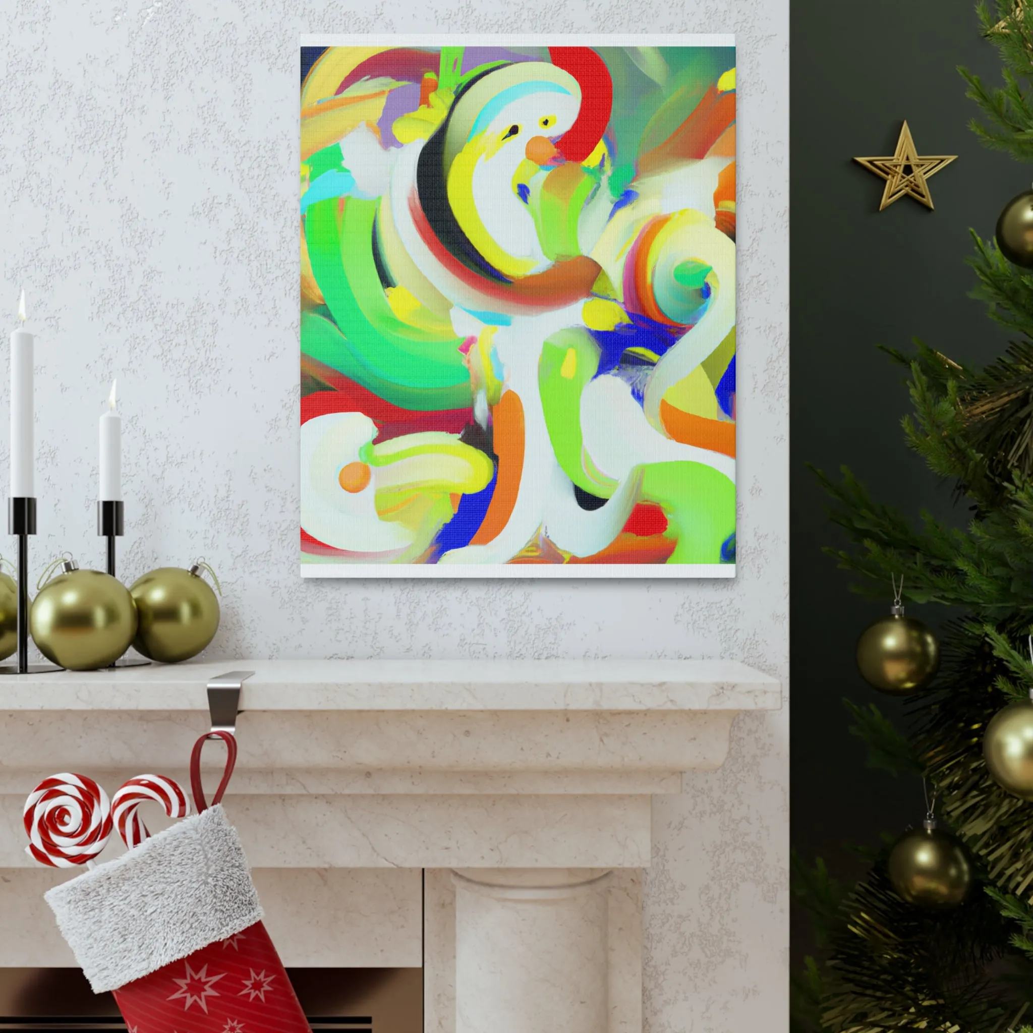 Radiant Brushstrokes - Canvas