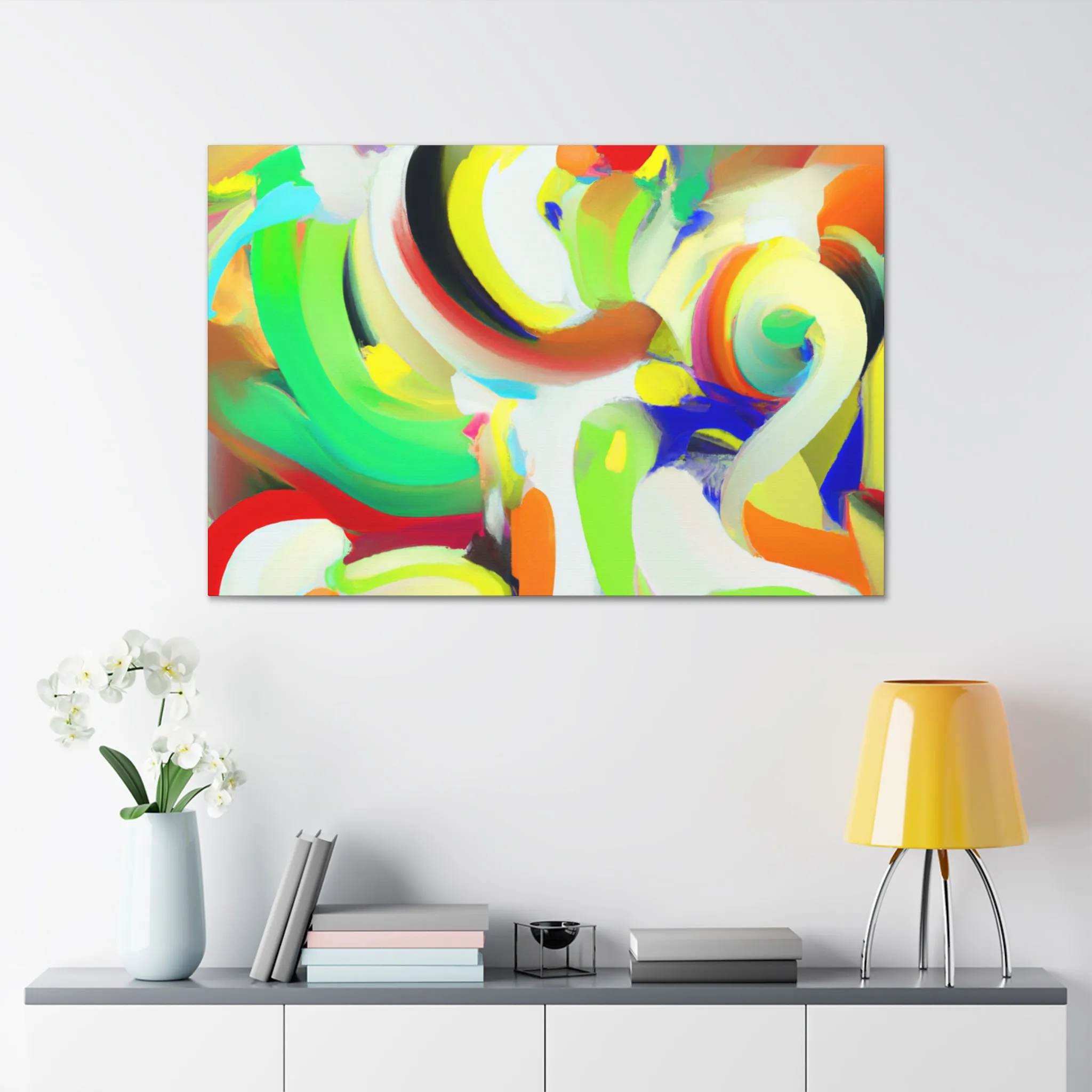 Radiant Brushstrokes - Canvas