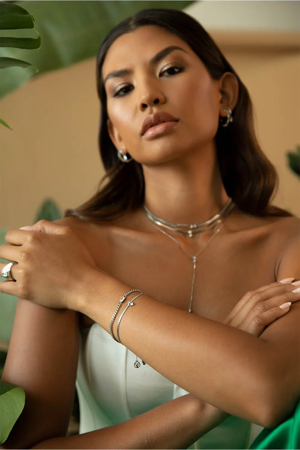 Radiant Curb Bracelet Silver