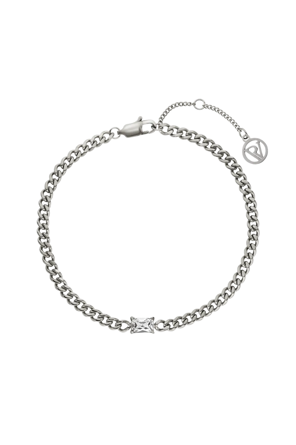 Radiant Curb Bracelet Silver