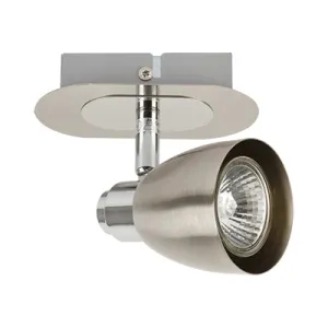 Radiant Lighting RS93SC Nix Spotlight 1LT Bar Satin Chrome EG01B-SC