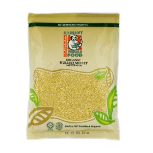 Radiant Whole Food Australian Organic Hulled Millet 500g