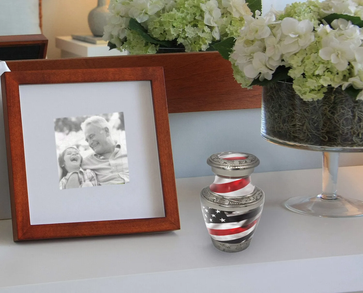 Red Line Firefighter Cremation Urns