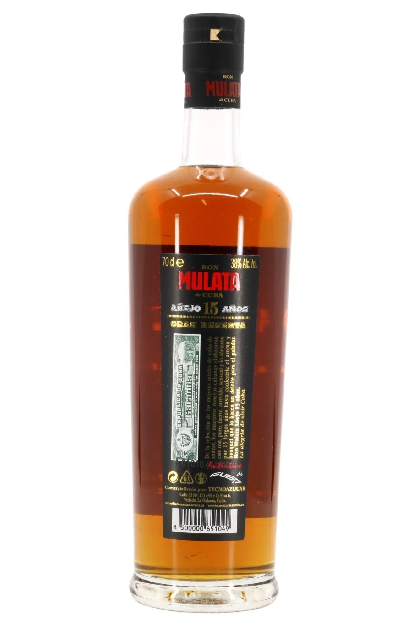 Ron Mulata 15 Year Old Gran Reserva