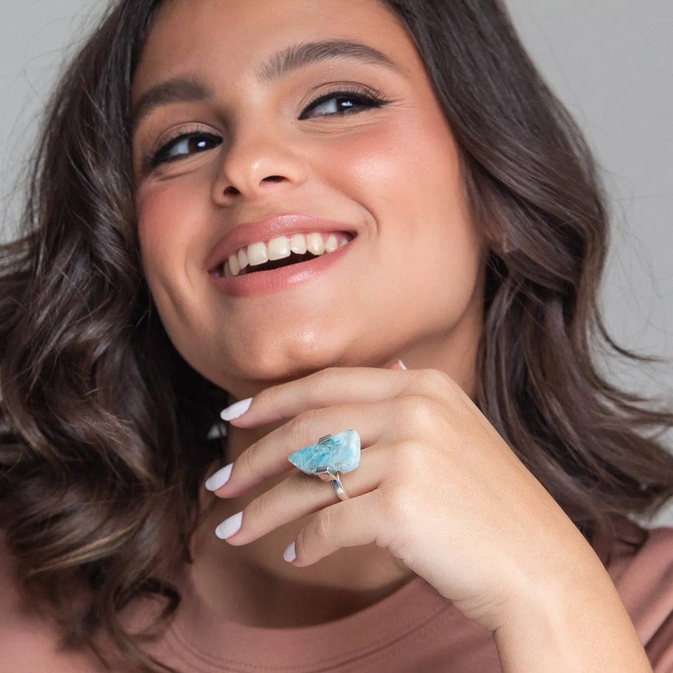 Rough Larimar Ring Airam
