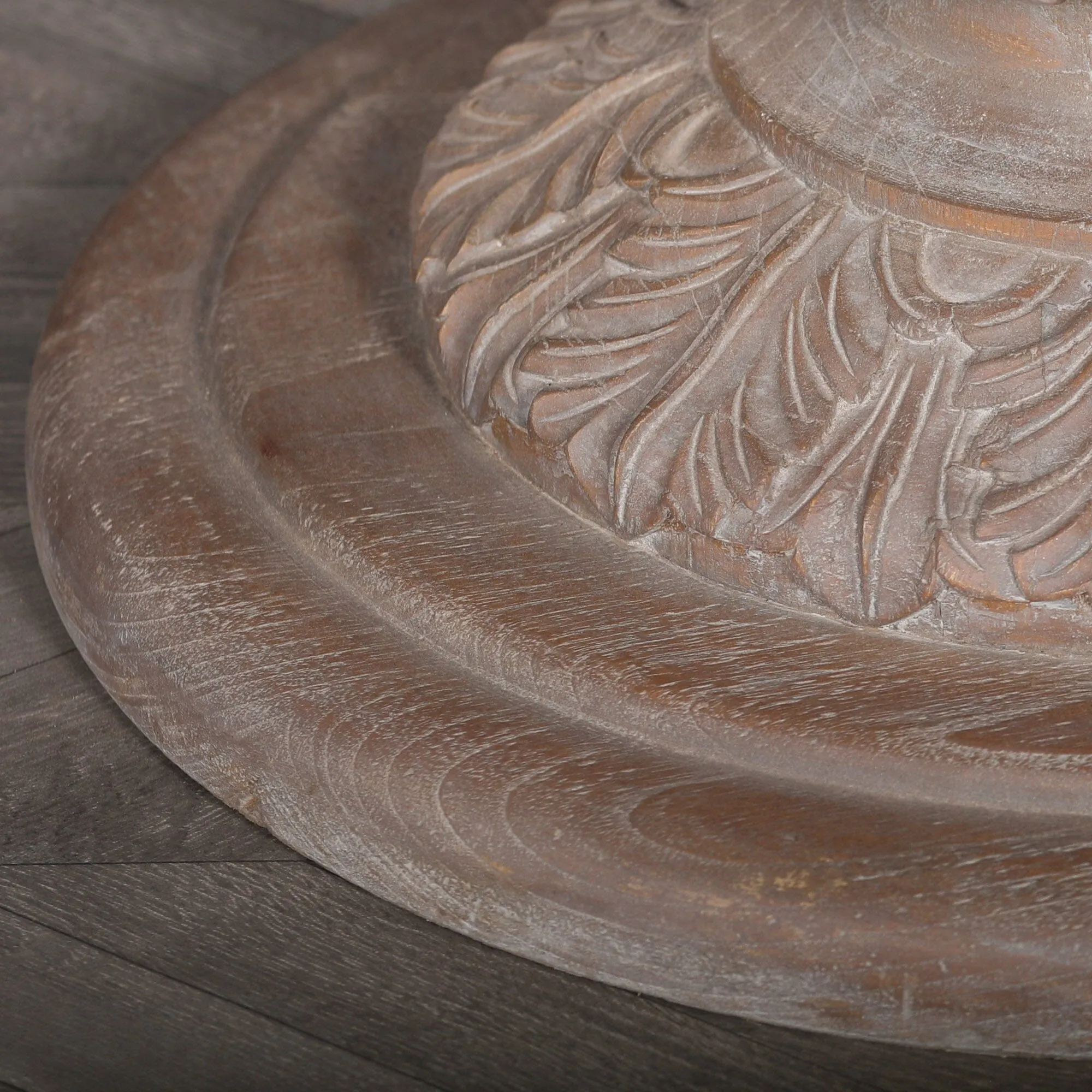 Round Pedestal Acorn Dining Table 120Cm