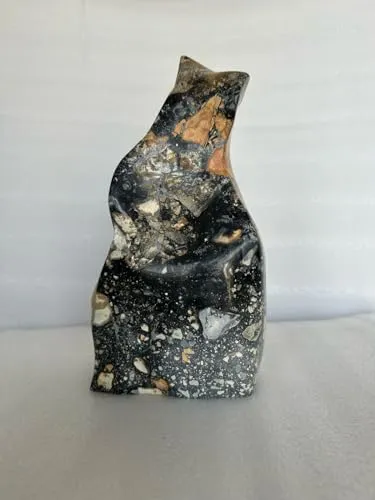 Sacred Serenity Malingano Jasper Positive Energy Tower - Channeling Tranquil Energies for Spiritual Harmony and Inner Peace