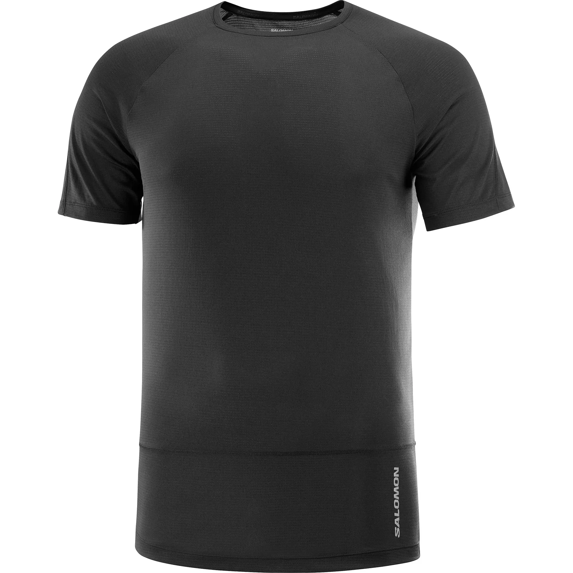 Salomon Men&#x27;s Cross Run Tee Deep Black | Buy Salomon Men&#x27;s Cross Run Tee Deep Black here | Outnorth