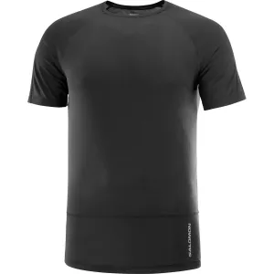 Salomon Men&#x27;s Cross Run Tee Deep Black | Buy Salomon Men&#x27;s Cross Run Tee Deep Black here | Outnorth
