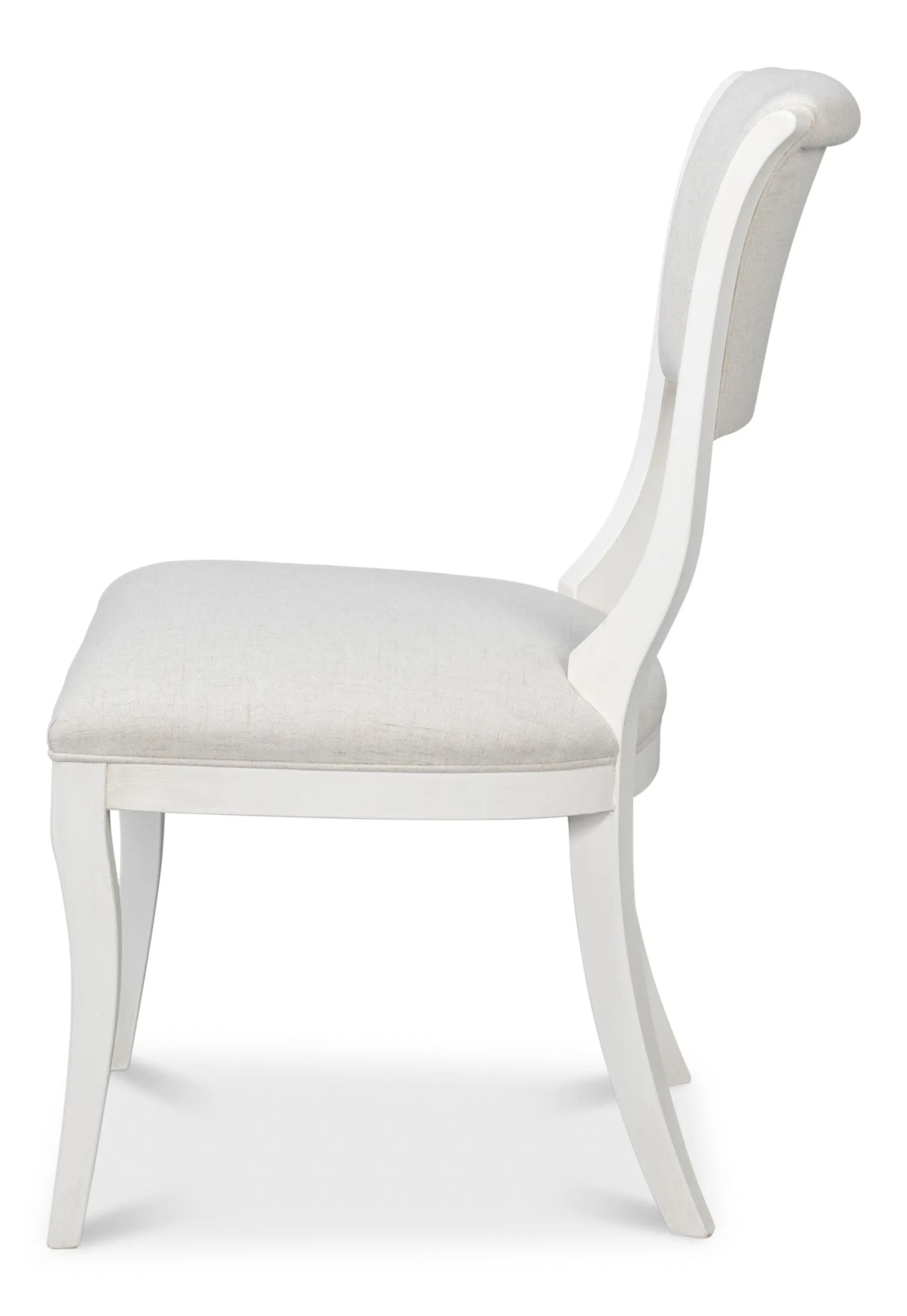 Sarreid - Trophy Elegant Side Chair  Cream - Ivory - Traditional - set of 2
