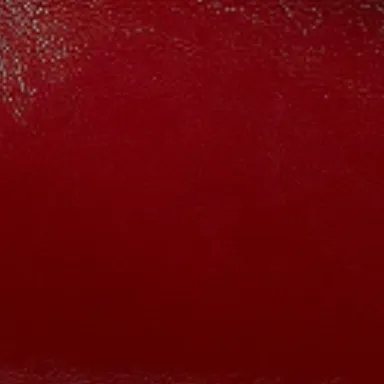 Small Lilith Evening Bag in Oxblood Crackle Patent Leather with Shearling