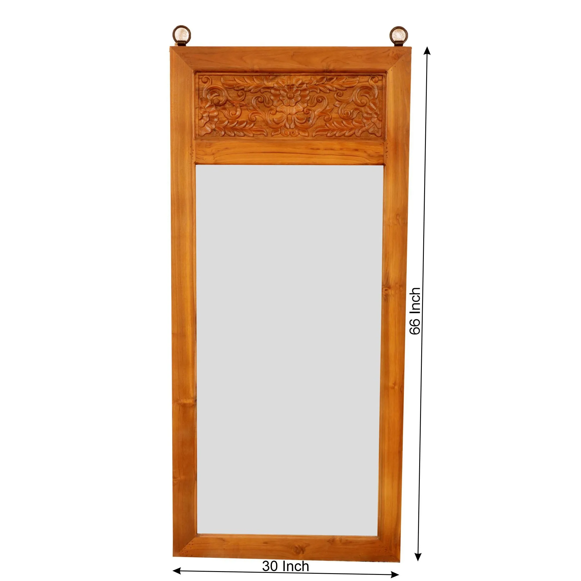 Solid Teak Royal Carved Mirror