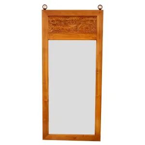 Solid Teak Royal Carved Mirror