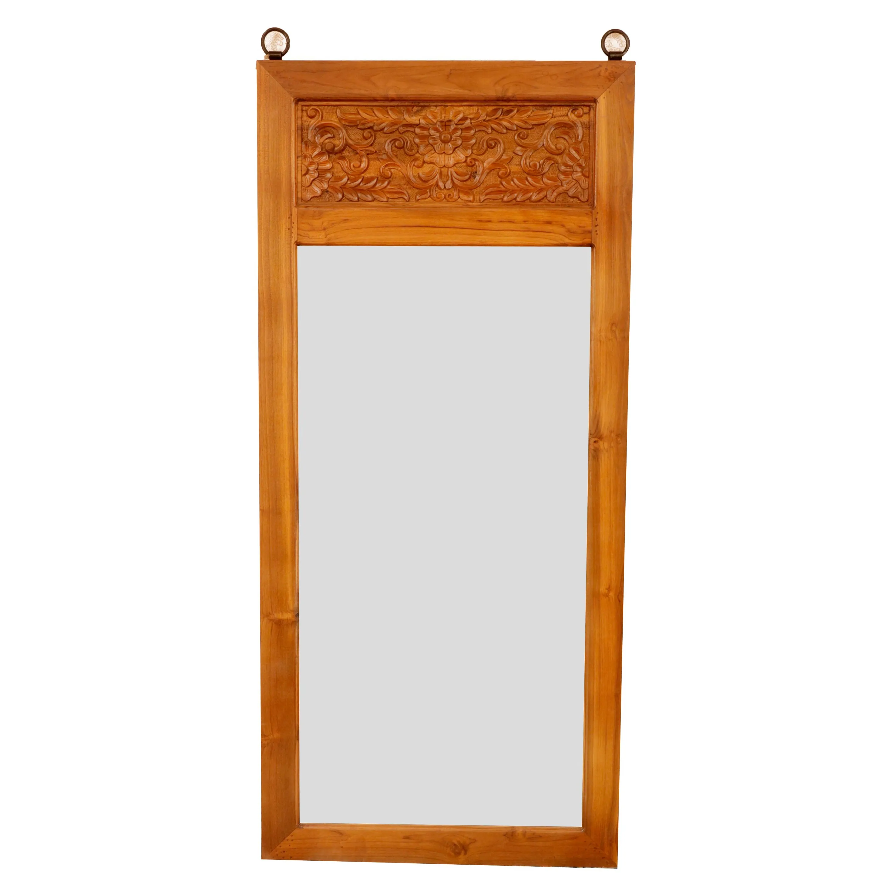 Solid Teak Royal Carved Mirror