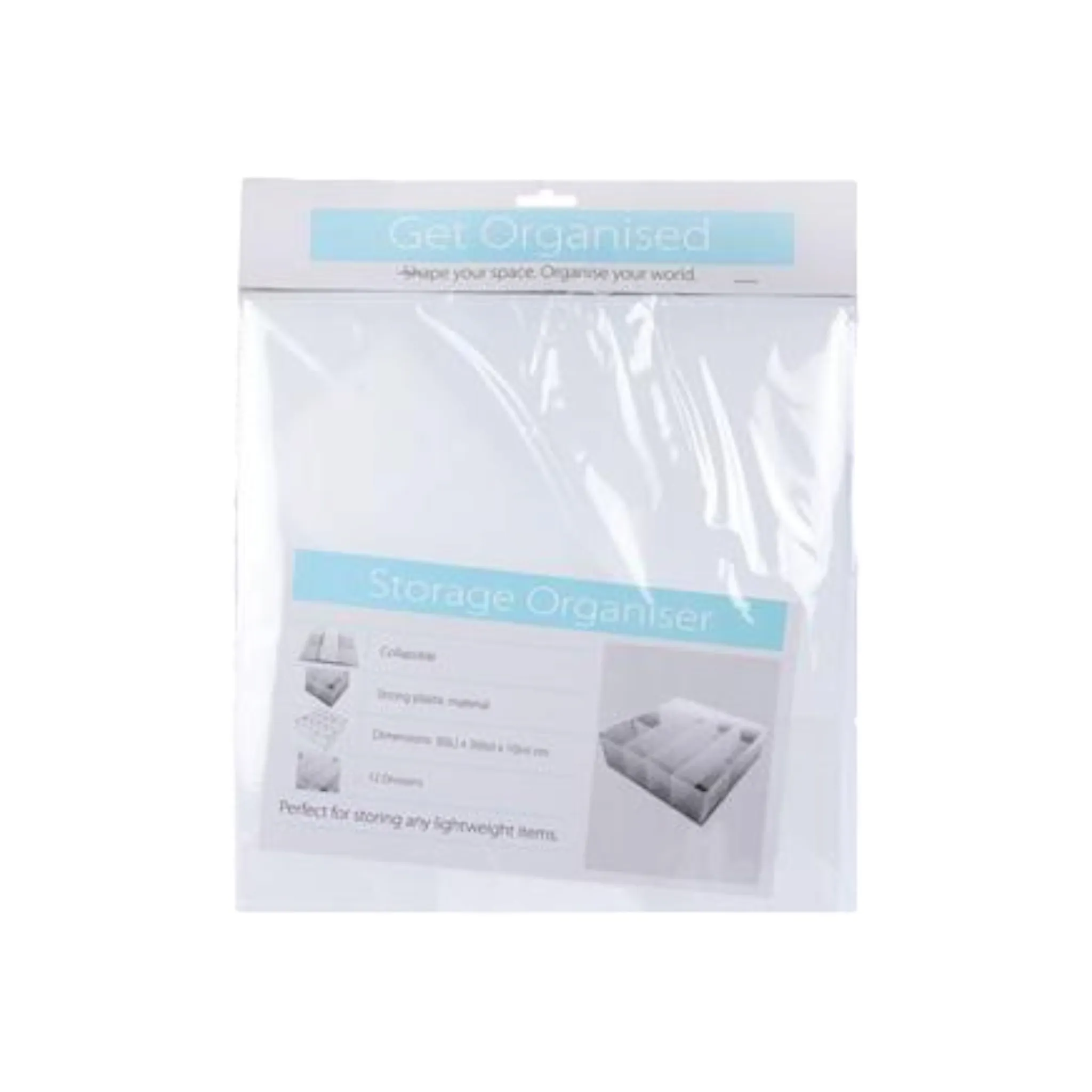 Storage Organiser Bag 30x30x10cm Collapsible