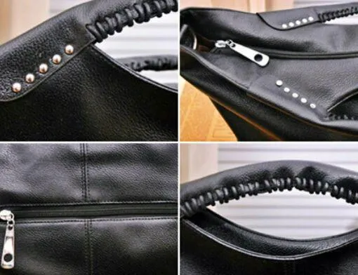 Studded Black Multipurpose Bag