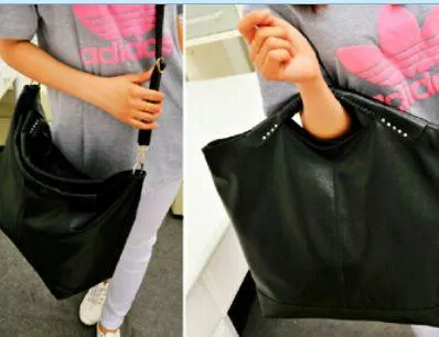 Studded Black Multipurpose Bag